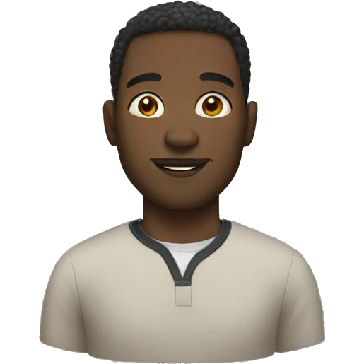 black man emoji