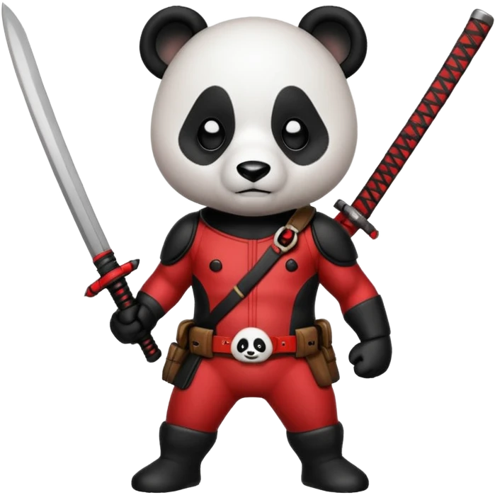 Panda Deadpool emoji