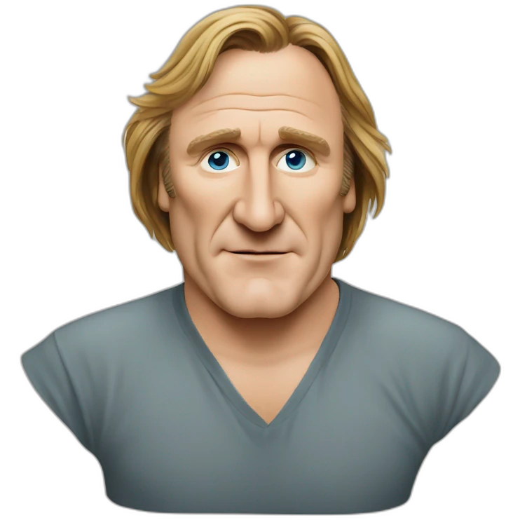 gerard depardieu en couleur emoji