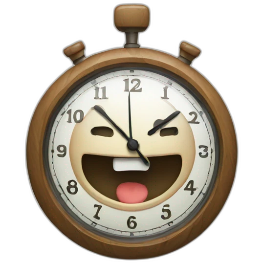 reloj emoji