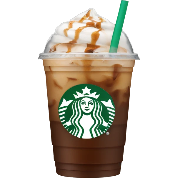 Starbucks iced coffee emoji