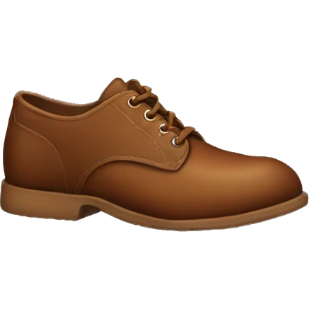 Brown shoes emoji