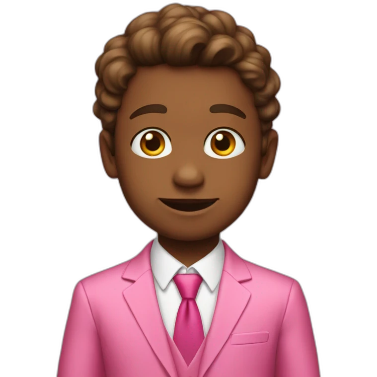 Fourt-year-old-with-a-pink-suit emoji