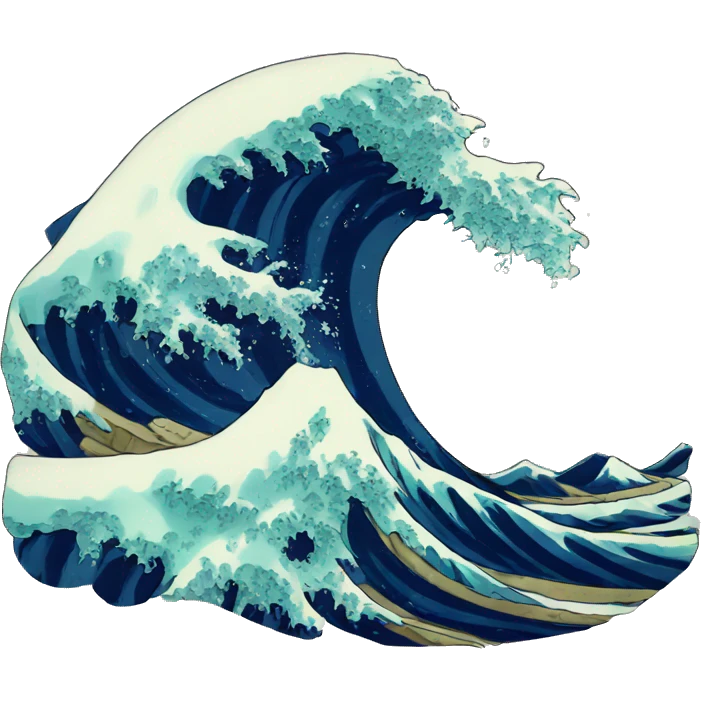 tsunami emoji