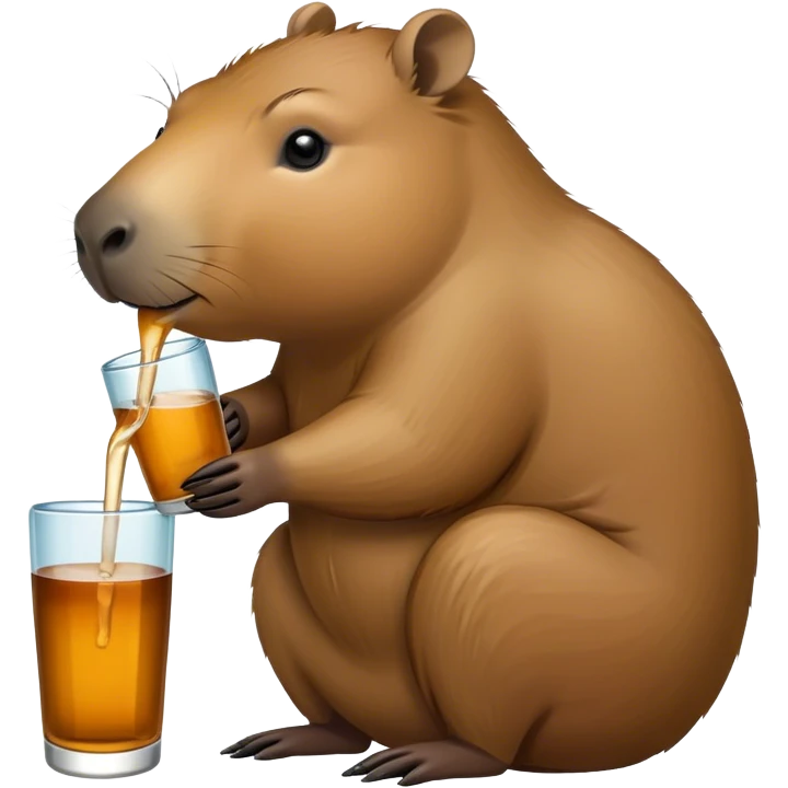 capibara tomando mate emoji