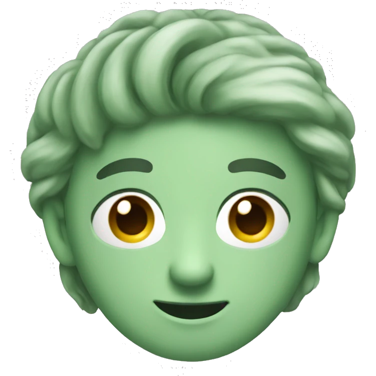 Sage green heart emoji emoji