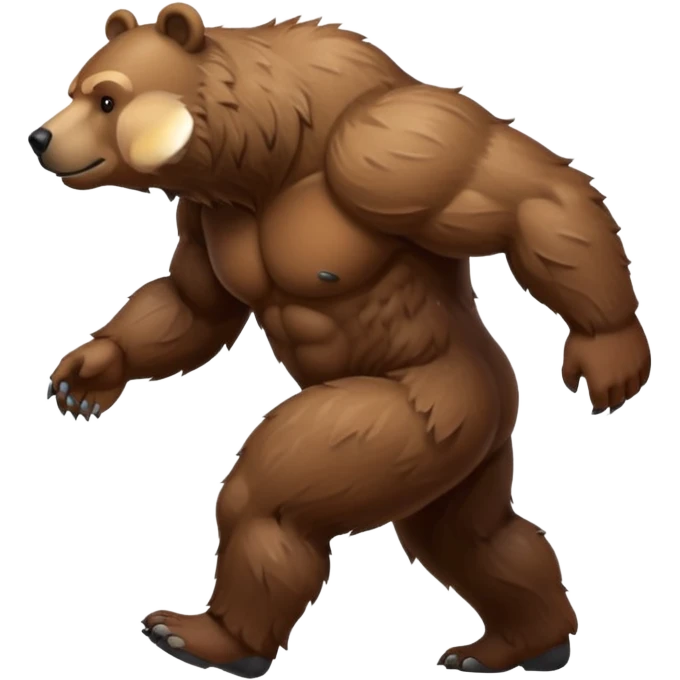 bear walking emoji