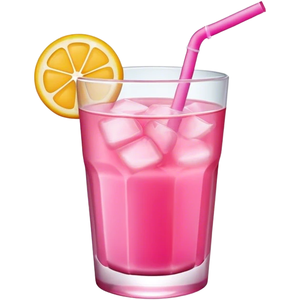 Pink drink emoji