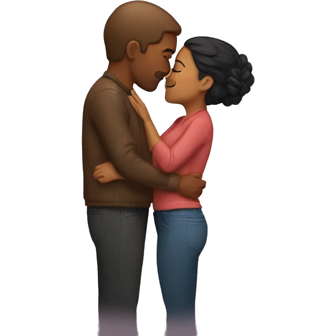 Couple kissing emoji