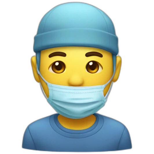 malade qui tousse comme un fou emoji