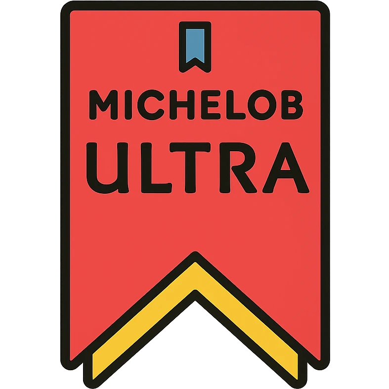 Michelob ULTRA ribbon emoji