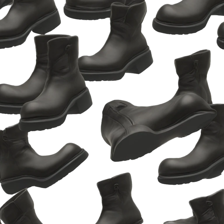 Margiela tabi Boots  emoji