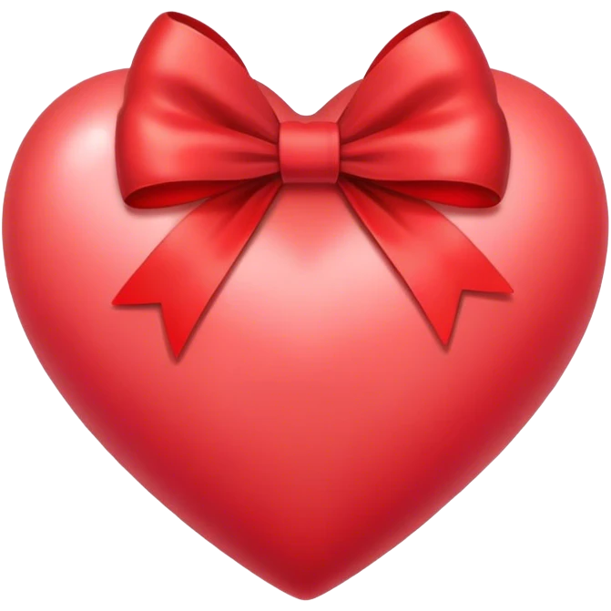 heart with bow emoji