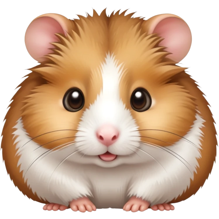 Hamster with eyelashes  emoji