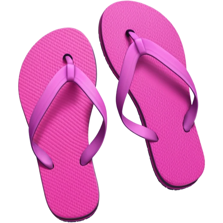 Pink Colorful Flip Flops emoji