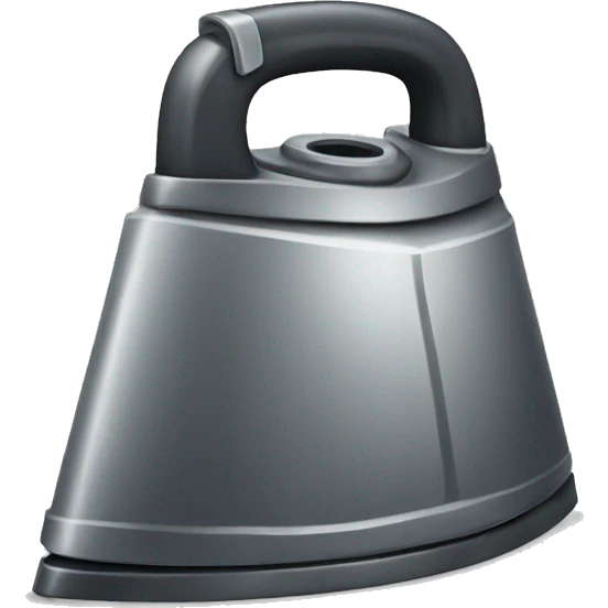 an iron that irons  emoji