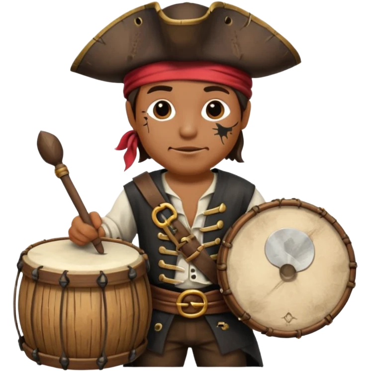 pirates drum emoji