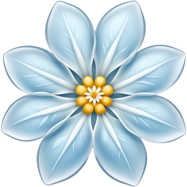 Frozen flower emoji