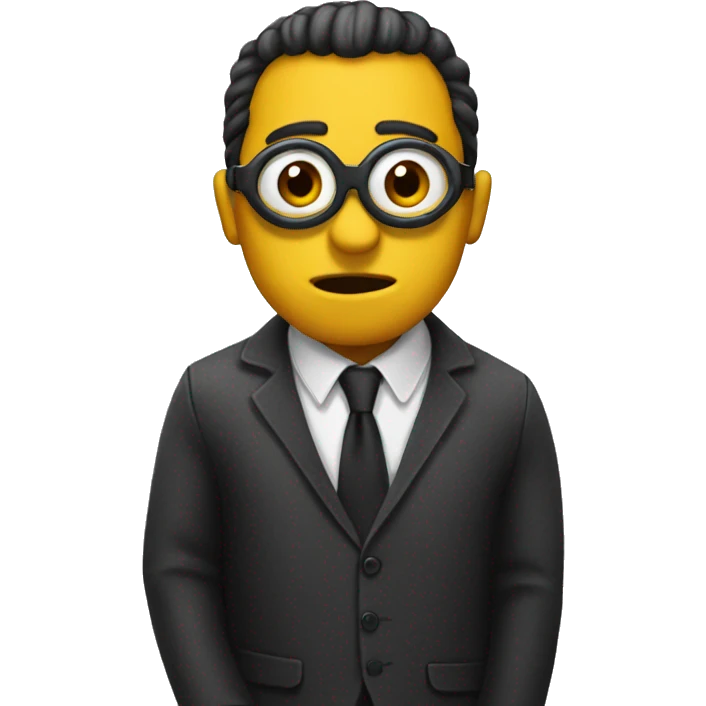 black minion emoji