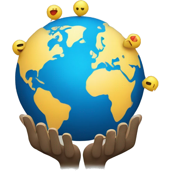 Networking Emoji 
Usage: To represent networking events or connections.
Design Idea: A globe with two hands shaking over it. emoji
