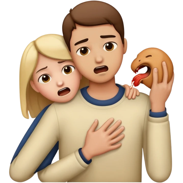Choking someone out  emoji
