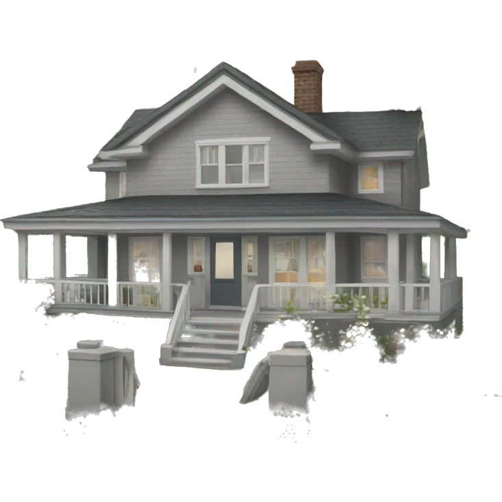 grey East coast summer home emoji