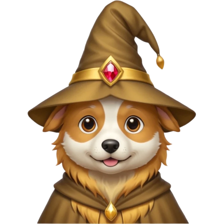 Dog wizard emoji