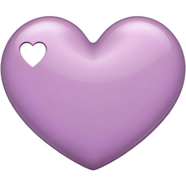 mauve heart emoji