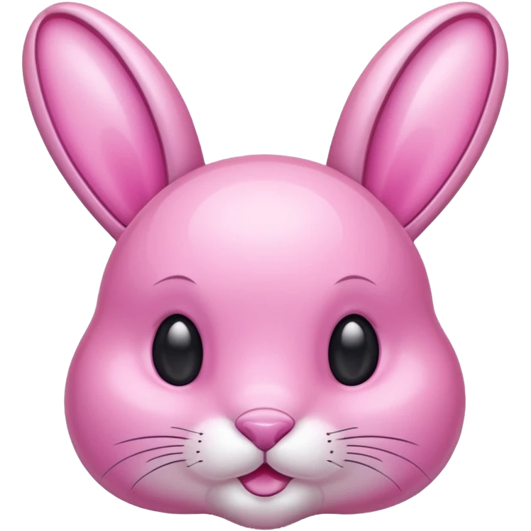 crystal bunny pink emoji