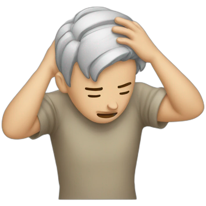 Double facepalm emoji