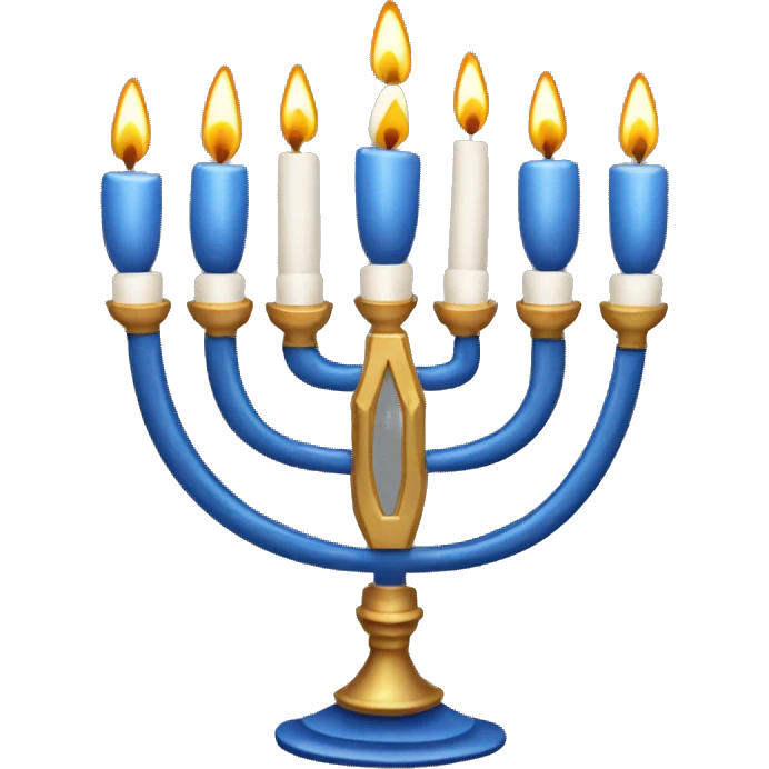Hanukkah menorah  emoji