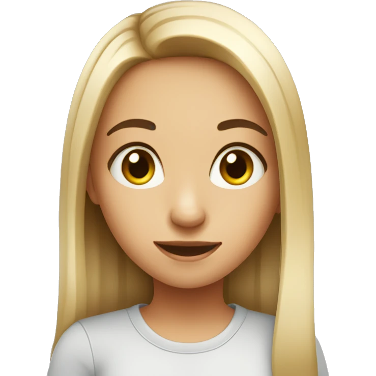 Cute girl  emoji