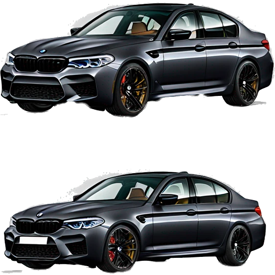 Bmw m5 f90 black emoji