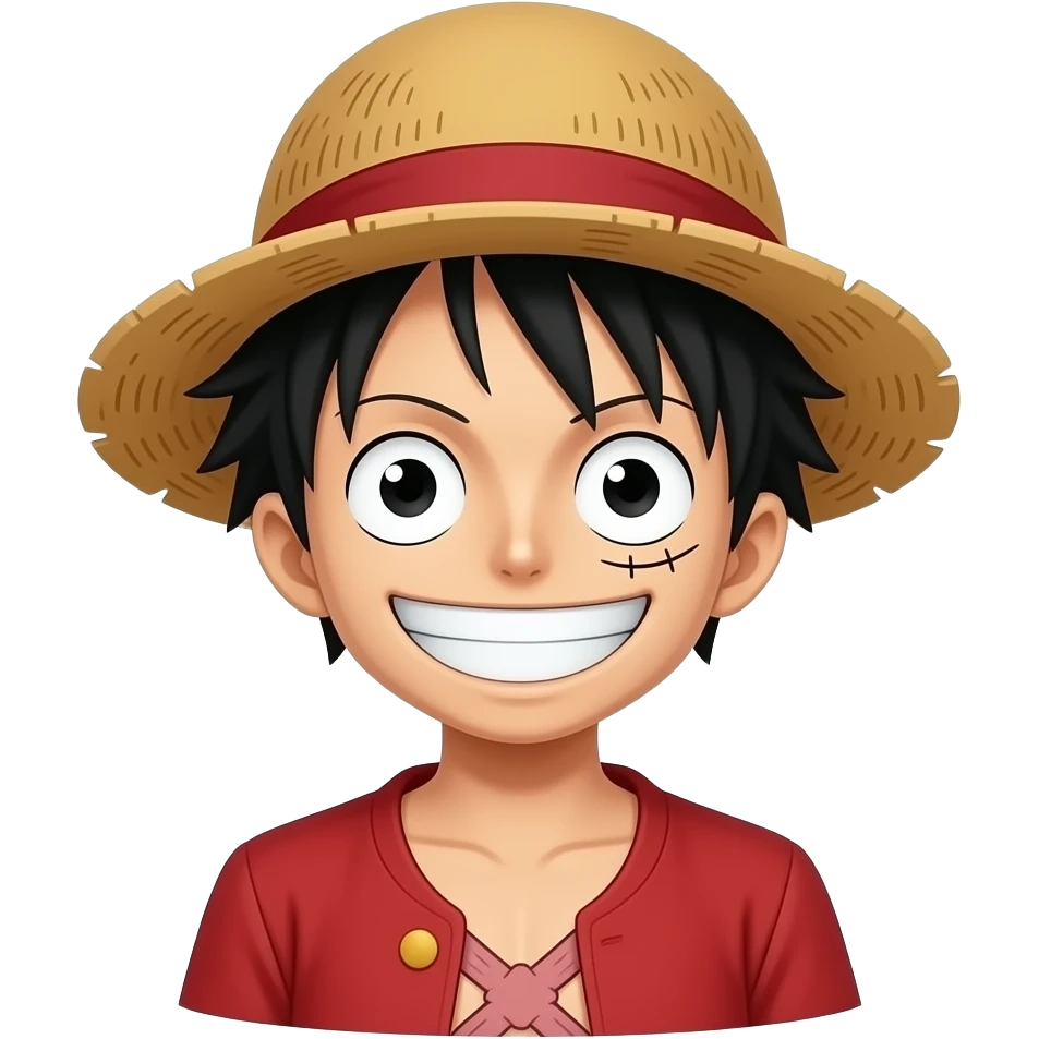 One piece luffy emoji
