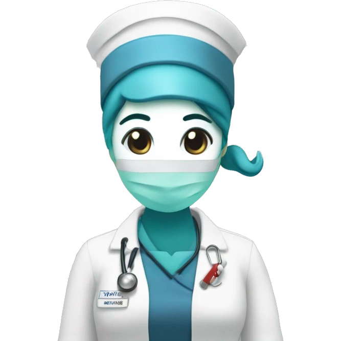nurse adminstering local anhestesia to dorsal nerve emoji