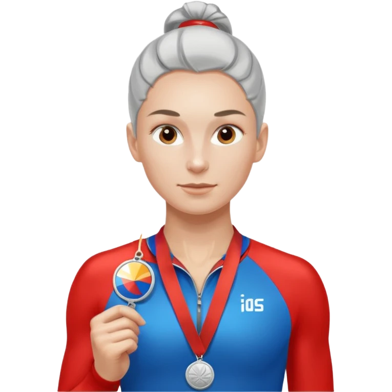 russia sport silver medal emoji