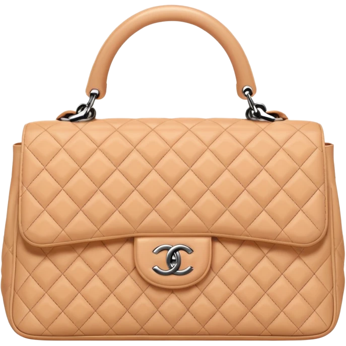 chanel flesh color bag emoji