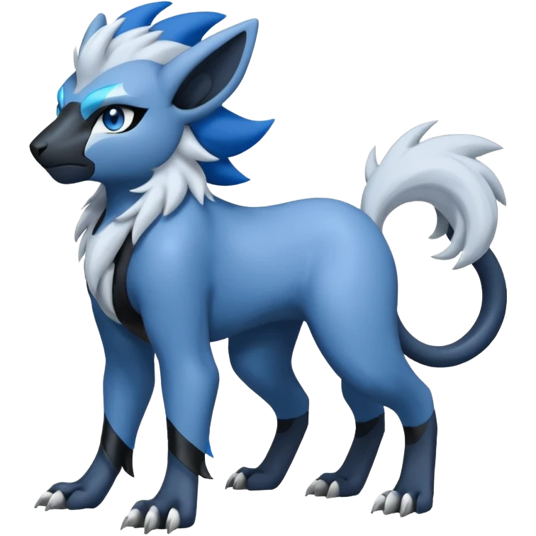 Luxio-Absol-Luxray-fusion (full body) emoji