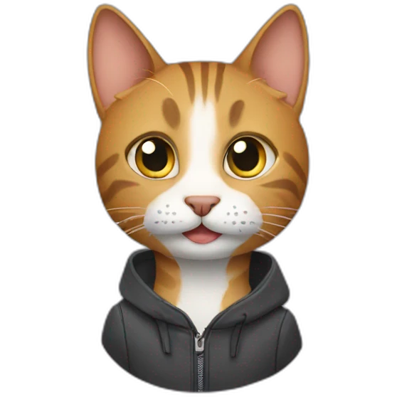 cat interview emoji
