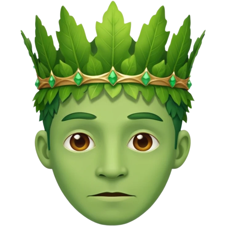 Green man emoji