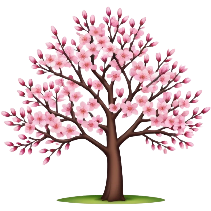 cherry blossom tree in full bloom emoji