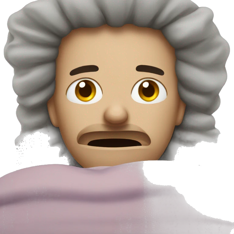 Got sick in bed emoji