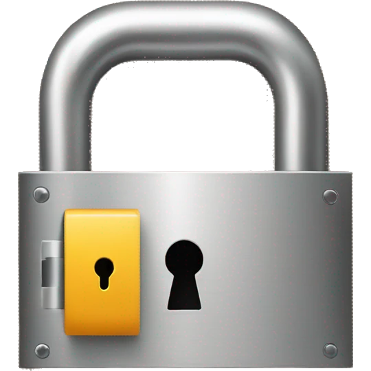 Use a lock and put an ssl in the middle of the lock symbol emoji