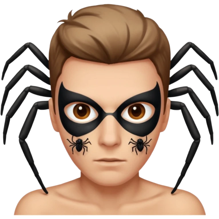 spider in face emoji