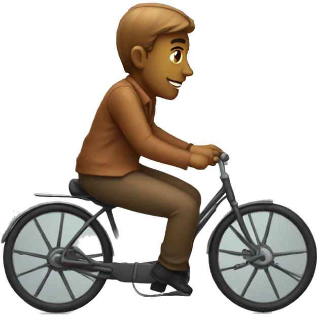 Person riding a stick emoji