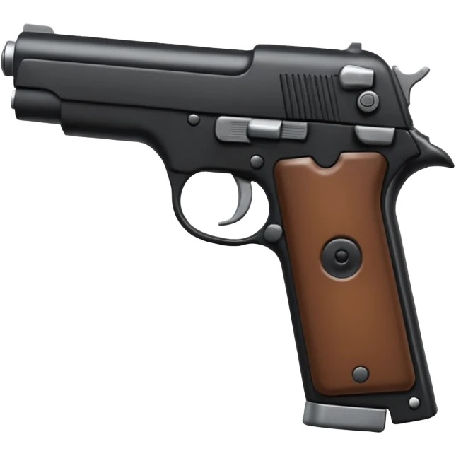 Quiero un emoji orgulloso con una pistola automática en la mano emoji