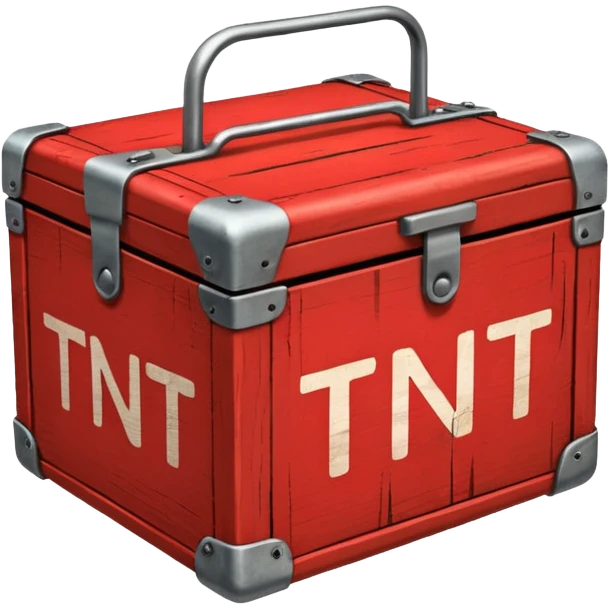 a red box with word TNT on it























 emoji