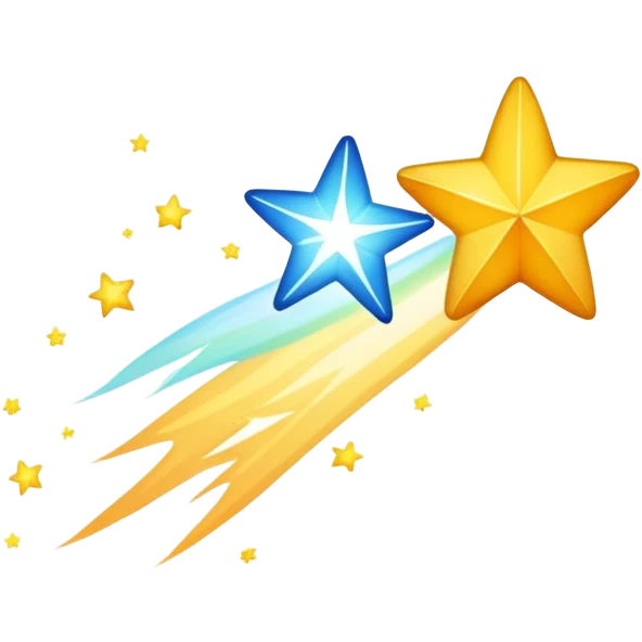 Shooting star emoji