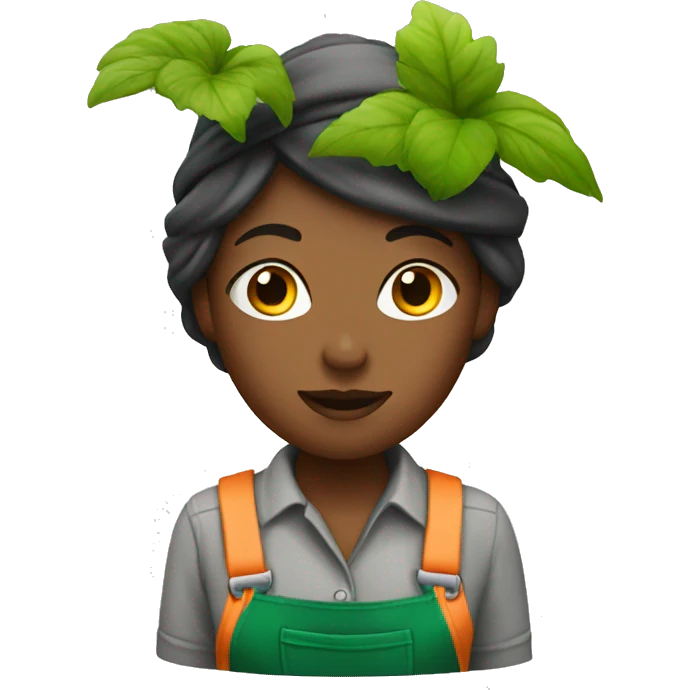 gardener female emoji
