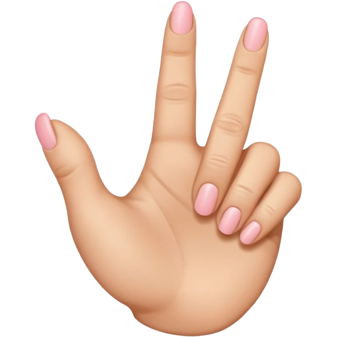 Hand with only middle finger, thumb, and pinky out emoji